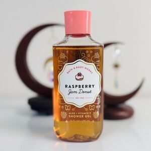 Bath and Body Works Raspberry Jam Donut Shower Gel 10 oz RARE